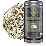 Teabloom Organic White Silver Needle Loose Leaf Tea, Rare USDA Organic White Tea With Delicate Honeysuckle Notes, 2.12 oz/60 
