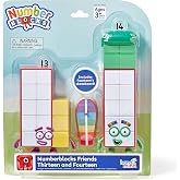 hand2mind Numberblocks Friends Thirteen and Fourteen Figures, Ages 3+ | Numbers for Toddlers, Small Figurines for Kids, Preschool Learning &amp; Education Toys, Birthday Gifts for Kids 3-5
