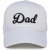 Funky Junque Cotton Front Trucker Hat for Men – Vintage Embroidered Snapback, Men's Adjustable Mesh Back Baseball Cap