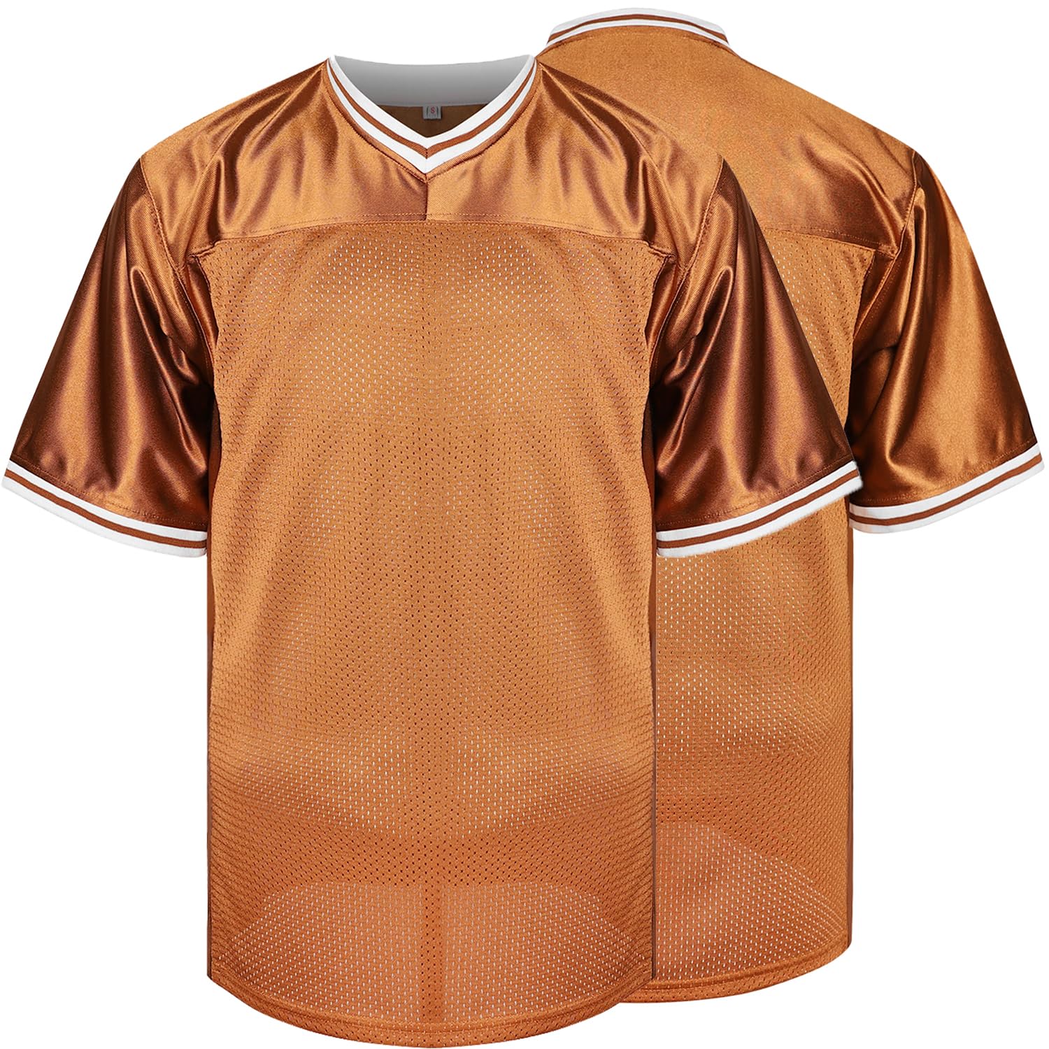 Blank Football Jerseys Mesh Athletic Football Shirt