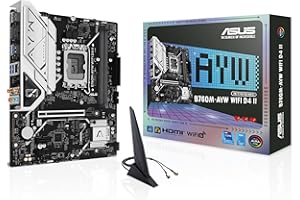 ASUS B760M-AYW WiFi D4 II Intel® B760 (LGA 1700) microATX mATX Motherboard, PCIe 5.0 x16 Support, Two M.2 Slots, DDR4, Realte