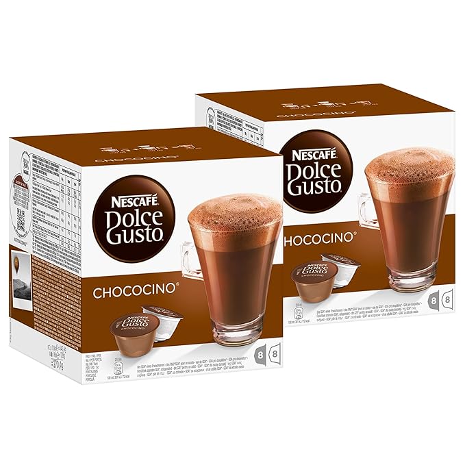 Nescafé Dolce Gusto Chococino, Pack of 2, 2 x 16 Capsules (16 Servings