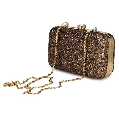 For The Beautiful You Party Wear Hand Embroidered Box Clutch Bag Purse For Bridal, Casual, Party, Wedding Womens Clutch