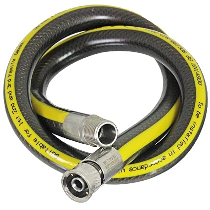 Spares2go Universal Oven Cooker Gas Supply Hose Pipe 3ft 1 2 Inch Straight Bayonet Bs En Ce By Spares2go Accessoires Pour Cuisinieres Et Fours Gros Electromenager Spares2go Universal Oven Cooker Gas Supply Hose Pipe 3ft 1 2 Inch Straight Bayonet Bs En Ce By Spares2go Accessoires Pour Cuisinieres Et Fours Gros Electromenager