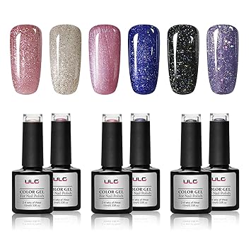 Amazon Com Gel Nail Polish Set 6 Colors Ulg Non Toxic Soak Off Uv Amazon Com Gel Nail Polish Set 6 Colors Ulg Non Toxic Soak Off Uv