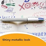BIC 4 Colours Shine Multicolour Pens Pack of 3 Assorted Metallic Barrel view 4