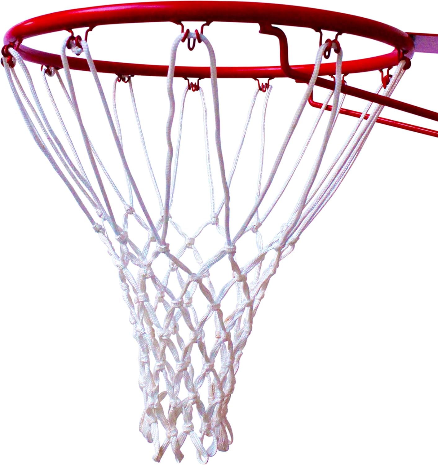 Gains Professional Basketball Net Replacement, All Weather Heavy Duty Anti Whip, Fits Standard Indoor or Outdoor 12 Loops Rim White. : Sports & Outdoors