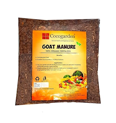 Cocogarden Goat Dung Manure for Plants, 5 kgs