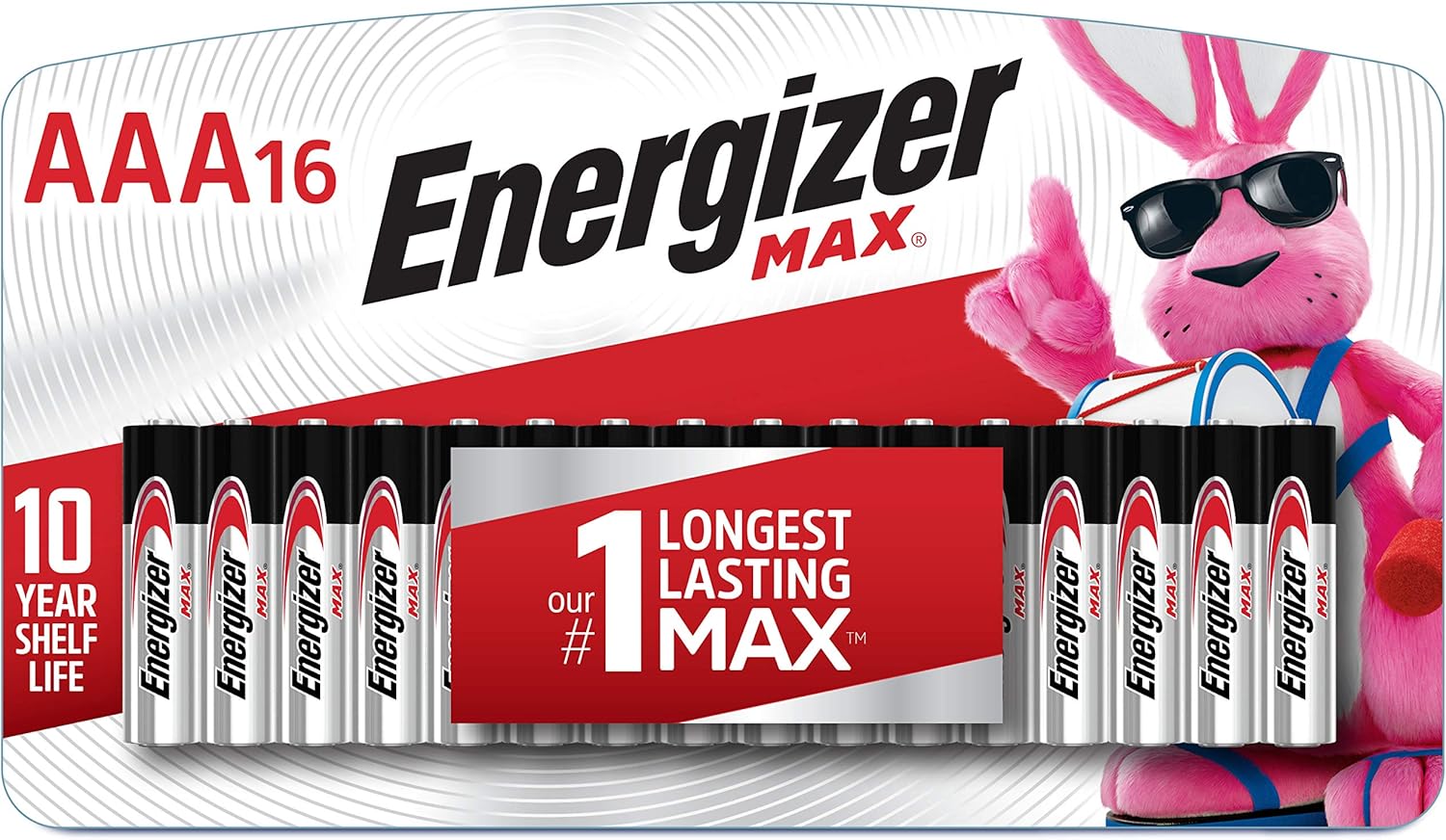 Energizer AAA Batteries, Triple A MAX Alkaline AAA Battery, 16 Pack