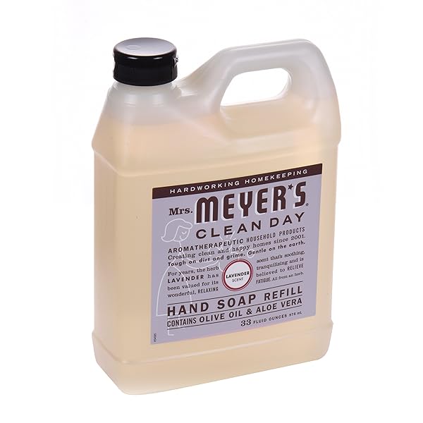 MRS. MEYER’S CLEAN DAY HAND SOAP REFILL, LAVENDER SCENT, 33 FL OZ BOTTLE