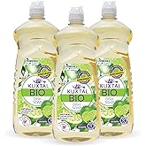 KUXTAL Dish Soap Liquid 3 Pack | Biodegradable & Eco-Friendly | Naturally Derived Ingredients | Gentle on Hands | Tough on Grease | Natural Citrus Scent | 27.7 fl oz Each