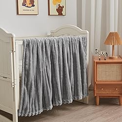 NEWCOSPLAY Super Soft Throw Blanket Light Grey