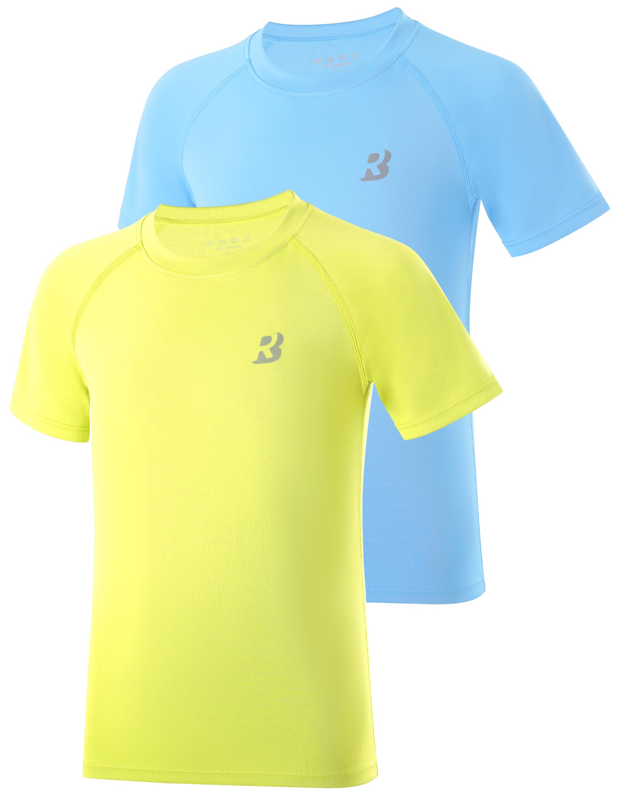 Photo 1 of *MINOR DAMAGE - USED*
Roadbox Boys Rash Guard Swim Shirt, 2Pack UPF 50+ Sun Protection Short Sleeve, Quick Dry Rashguard Water Shirt for Kids SIZE XL