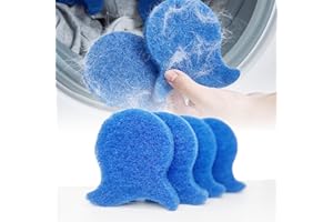 PLAYQUEEN Pet Hair Remover for Laundry,Dog Hair Remover for Laundry,Pet Hair Remover Balls for Washing Machine Reusable Hair Catcher for Dogs and Cats-4PCS