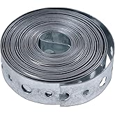Oatey 33923 28 Ga. Galvanized Hanger Strap, Bagged - 3/4-Inch x 10-Feet