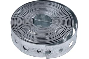 Oatey 33923 28 Ga. Galvanized Hanger Strap, Bagged - 3/4-Inch x 10-Feet