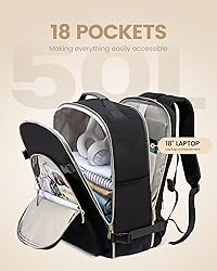 LOVEVOOK Large Travel Laptop Backpack