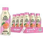 Saint James Iced Tea x Juicy Couture Limited Edition - Organic Black Tea - Non-GMO, Gluten Free, Zero Calorie, Zero Sugar - Juicy Peach, 12 Pack (16 fl oz each)