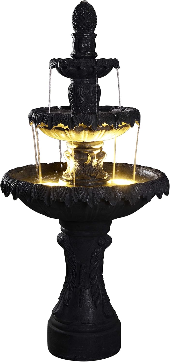 Kenroy Home 51084ZC Ibiza Fountains, Zinc : Garden & Outdoor