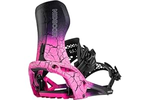 Nidecker LT Supermatic Snowboard Bindings – Automatic Dual-Entry Binding with Heel Pedal & Universal Fit