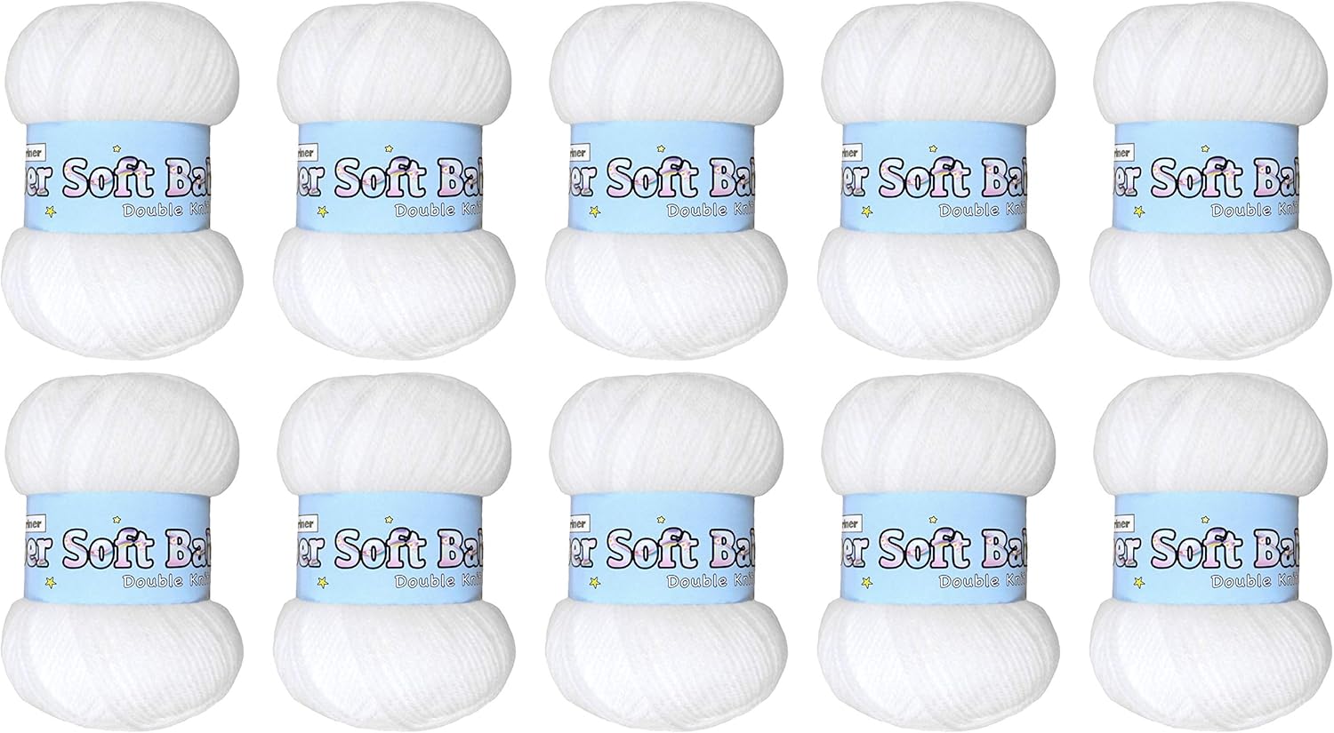 Marriner Super Soft Baby Double Knit 100g Knitting/Crochet Yarn 100
