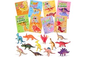 Gigilli 24 Pack Valentine Day Gift for Kids, Dinosaur Toys with Valentine Cards for Kids Classroom Exchange Party Favors, Daycare Exchange Cards with Toys