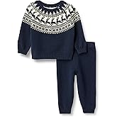 Amazon Essentials x Sofia Grainge Toddler and Baby Boys' Sweater Set