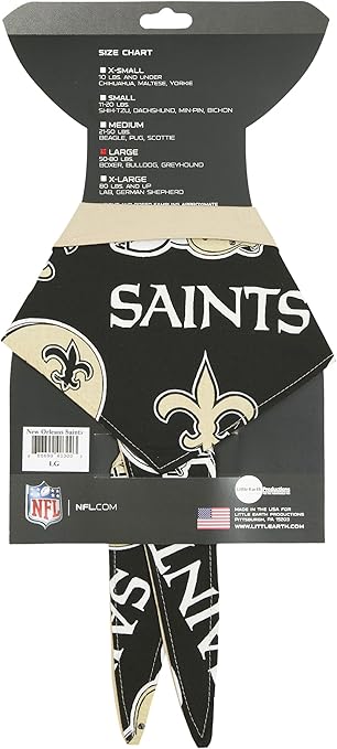 saints dog bandana