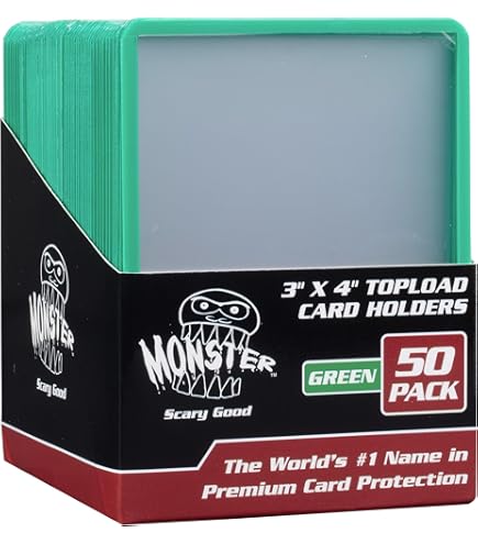 Amazon.com: Monster Protectors Hard Plastic Top Loaders Compatible