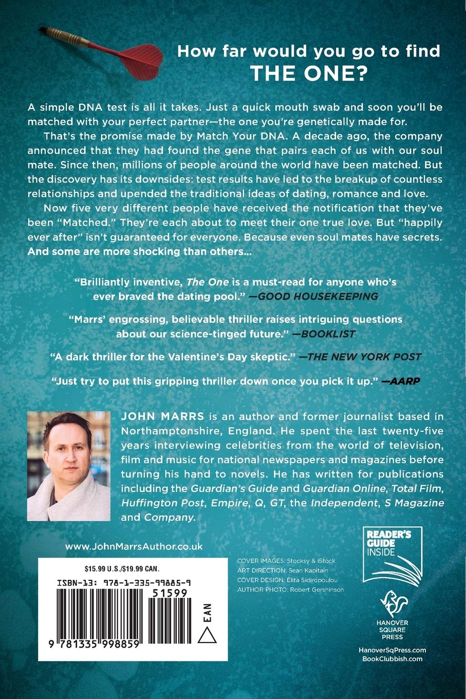 The One A Novel Marrs John Amazon De Bucher