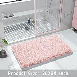 Yimobra Bathroom Rugs Non Slip Washable
