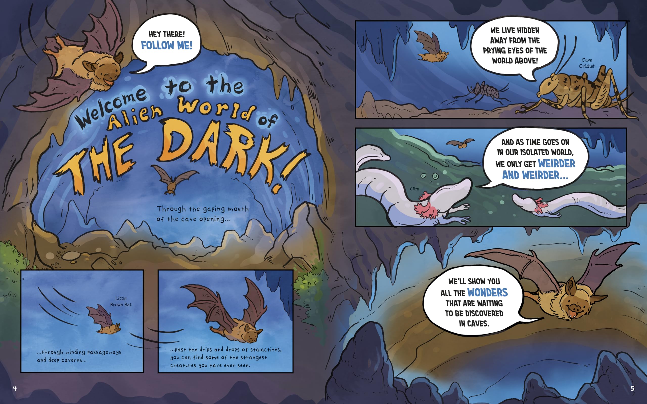 The Dark!: Wild Life in the Mysterious World of Caves The Dark!: Wild Life in the Mysterious World of Caves Hardcover Kindle