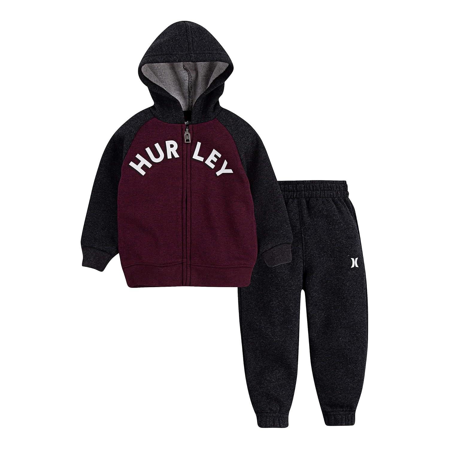 Hurley Baby Boys' Hoodie and Joggers 2Piece Outfit Set Amazon.in