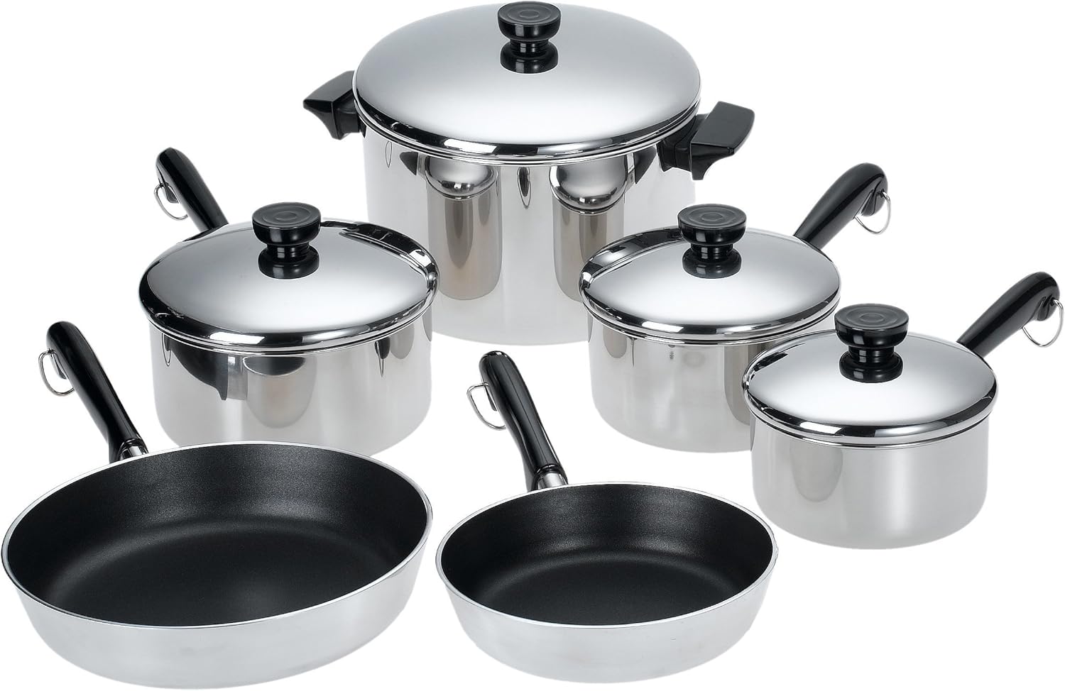 Revere 2000 Line 10Piece Set Cookware Sets Kitchen & Dining