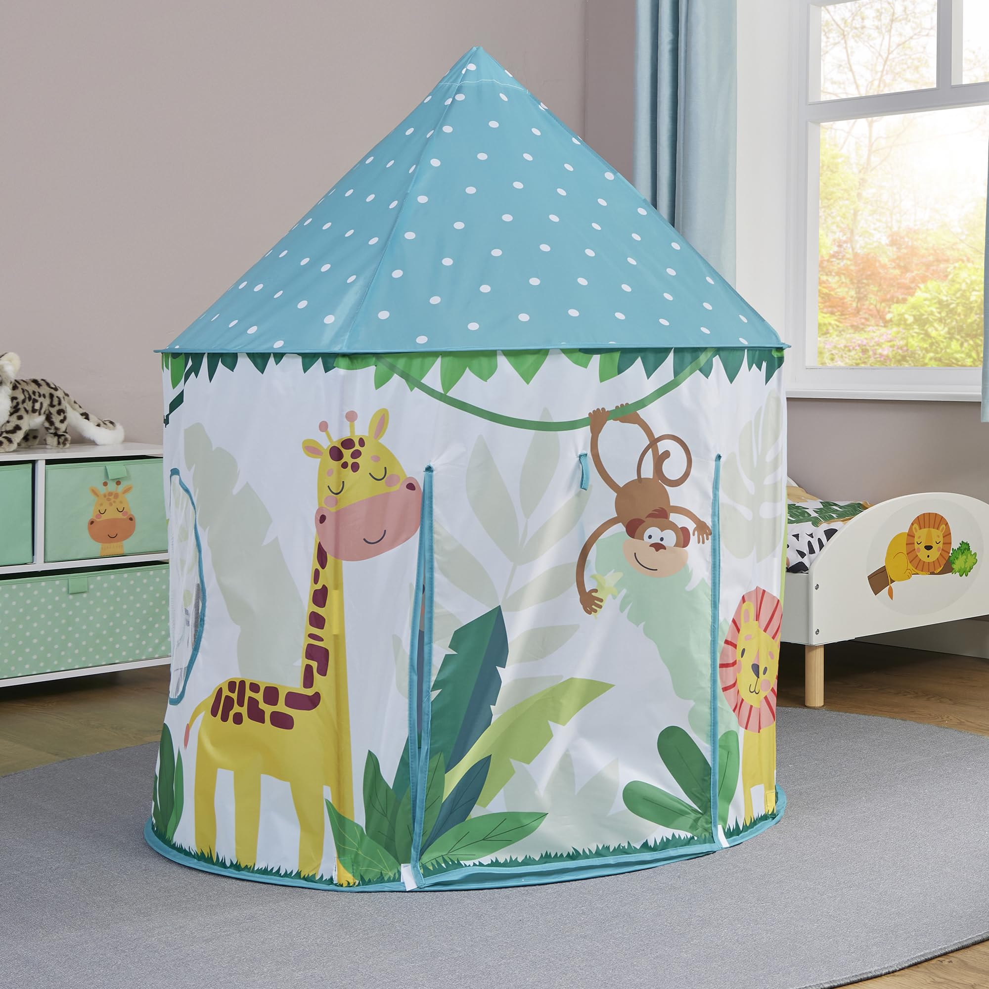 Liberty House Toys Jungle Play Tent, Green, Dia100 x H135 cm