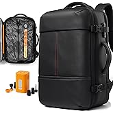 IKYWT Vacuum Seal Backpack Travel with Ultra-Powerful Pump, 80L Expandable Travel Backpack with Vacuum System w/TSA Lock