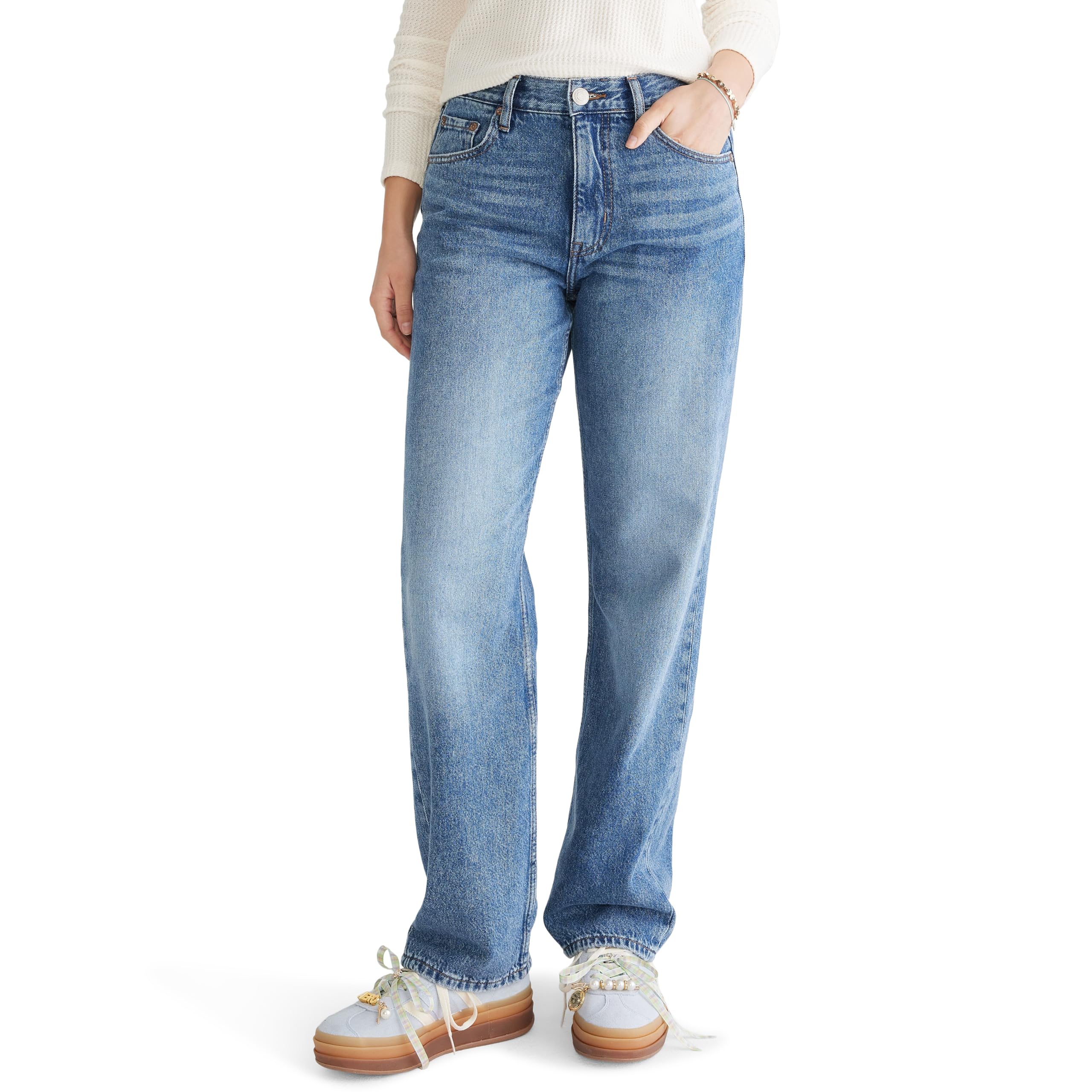 High-Rise Baggy Jean, Dark WASH, 14R