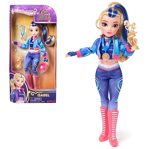 Unicorn Academy, Power of Friendship Isabel Doll with Trophy, Medal & 5 Fashions, 9.5”, Dolls & Unicorn Toys, Gifts & Stocking Stuffers for Girls Ages 4 and up