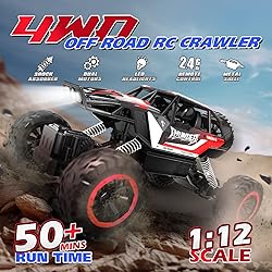 DEERC 1:12 Remote Control Car with Metal Shell, 4WD