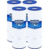 Cryspool® 07066 Filter Compatible with CX580XRE, SwimClear C3025, C3030, PA81, C-7483, FC-1225, 4×81 Sq. Ft Pool Filter Cartridge, 4 Pack
