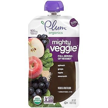 Amazon Com Plum Organics Mighty Veggie Organic Toddler Food