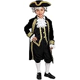 Dress Up America Colonial Costume for Kids - Historical Costume for Boys - Founding Fathers Dress Up