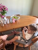 PandaEar Toddler Booster Seat with Backrest Travel High Chair Cushion view 5