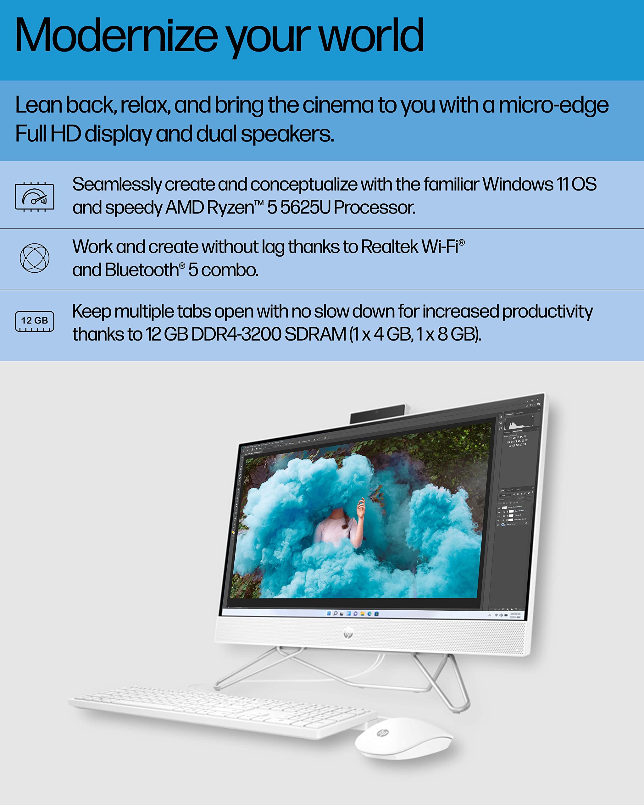 HP All-in-One PC, 23.8