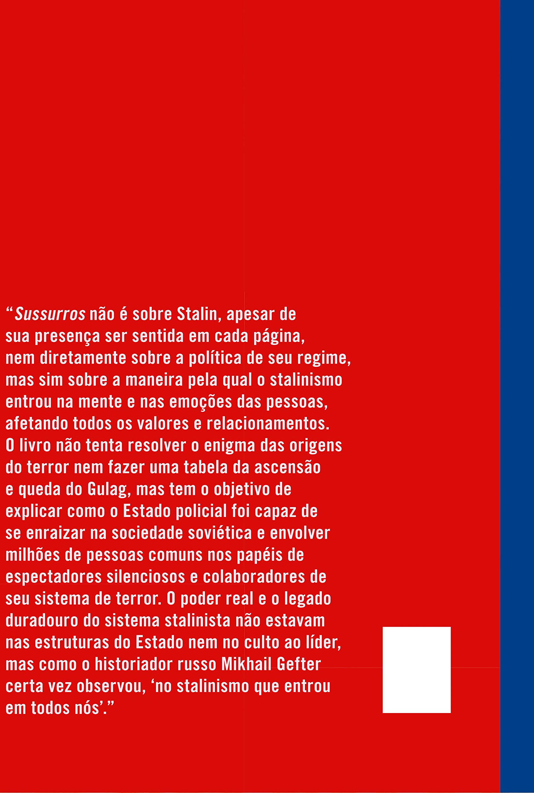 Livro 'Sussurros: A vida privada na Rússia de Stalin' por Orlando Figes