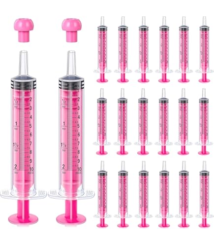 Amazon.com: 20ml Plastic Syringe for Liquids, Oral, Scientific
