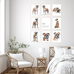 BigWig Prints - Boxer Dog Wall Decor, Boxer Lover