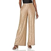 Trina Turk Womens Wide Leg Sequin Pants