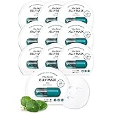 BANOBAGI Vita Genic Jelly Cica Face Masks Beauty w/Essence & 11 Vitamin Complex | Korean Face Mask Skin Care Sheet | Moisturizing Face Mask Facial Care for All Skin Types (1.8 fl oz, 10 Sheets)