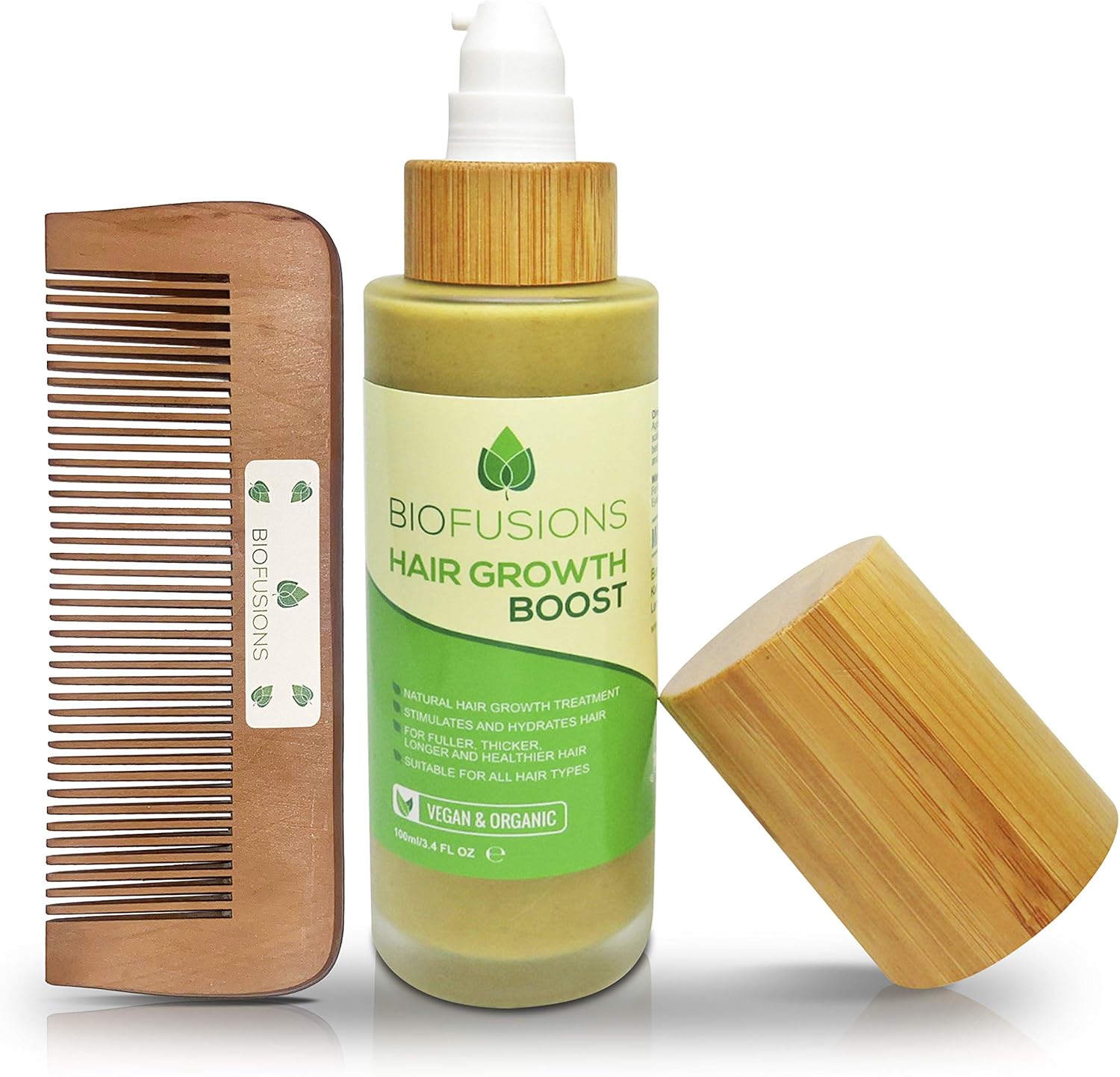 Biofusions Hair Growth Scalp Cream with Castor Oil and Peppermint Oil